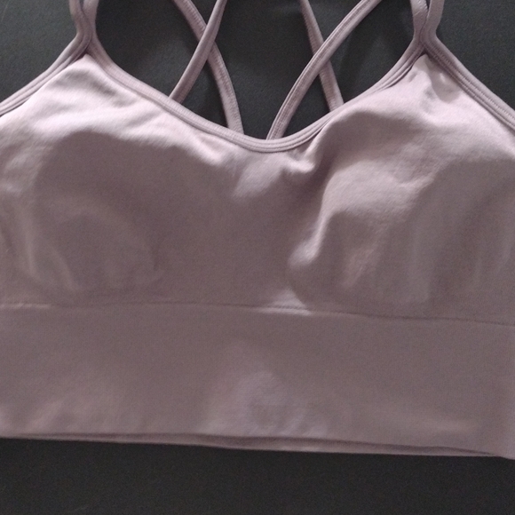Women's Lavender Sports Bra - Picture 2 of 6